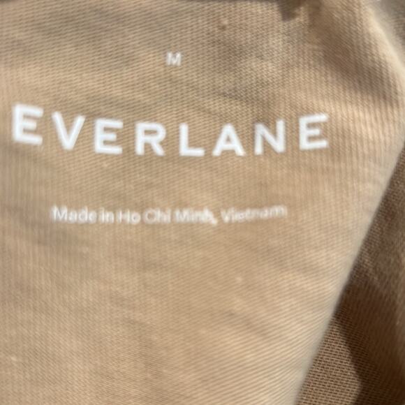 Everlane The Weekend Tee Dress Warm Khaki Women's M NWT - Picture 6 of 10